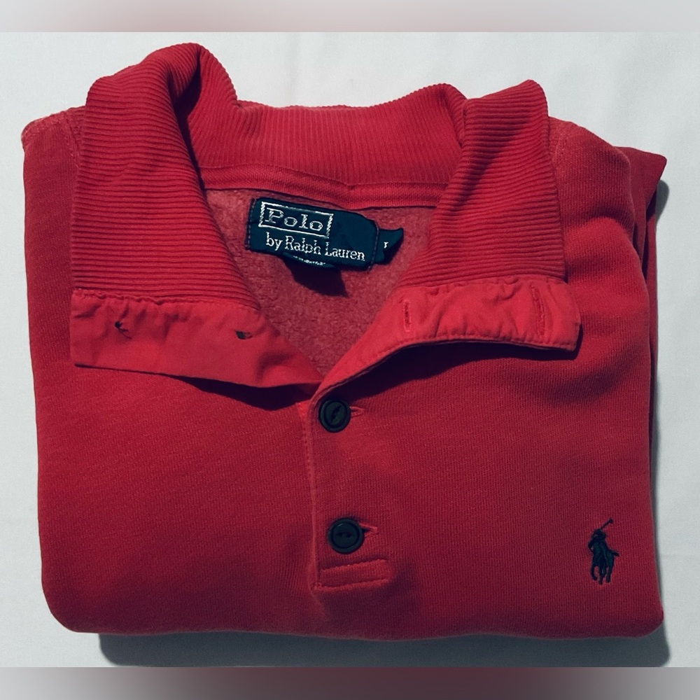 Ralph Lauren Classic Red Polo Sweater